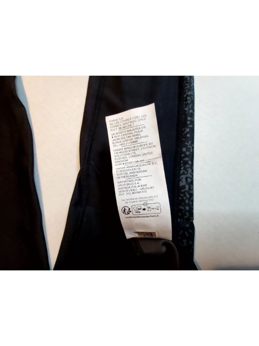 Under Armour Womens High-Rise Compression Ankle Legging XS Black Polyester Blend - Picture 12 of 13
